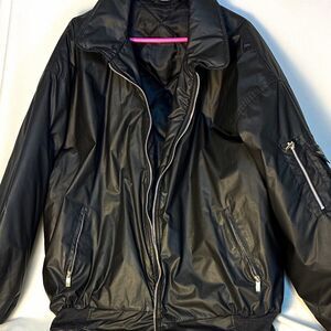 Mercedes-Benz Formula One Formula 1 Racing Black Zip Jacket Size E